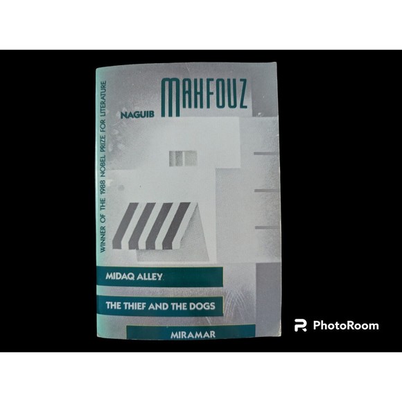 Naguib Mahfouz 3 Novel Midaq Alley The Thief & the Dogs Miramar 1988 Nobel Prize - Picture 1 of 4